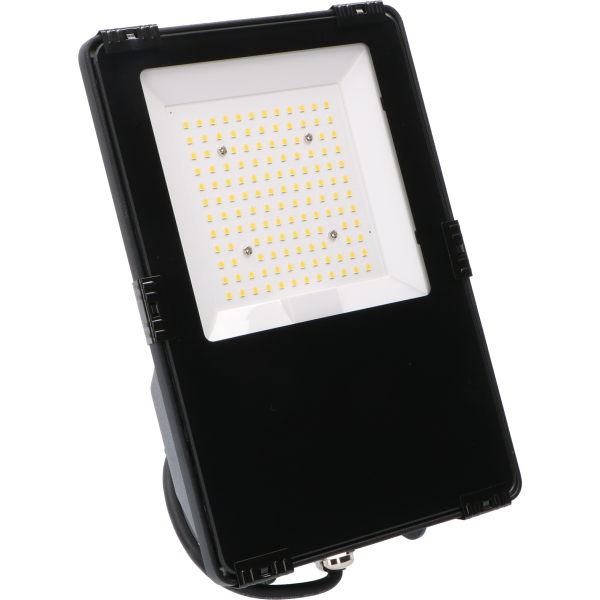IB Flood LED-straler 50W 4000K 7750lm IP66 incl. 1m aansluitkabel H05RN-F 3G1.0mm² zwart IBFL050