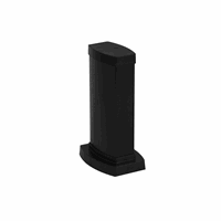 Energiezuil Snap-on 45mm 2 comp. 30cm alu zwart