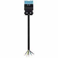 Gst18I5 Aansluitsnoer Female 1,5mm² 0,5 Meter Pvc afbeelding 2