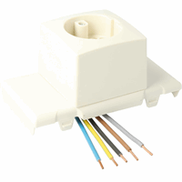BK1619 deksel met Perilex contactdoos 16 A crème afbeelding 2