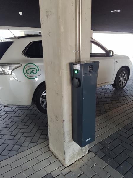 Wandzuil slim RFID 2x11/22kW 3f WCD type 2 RAL7021