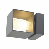 Slv 1000335 Wandarm 42W G9 Square Turn Zil afbeelding 2