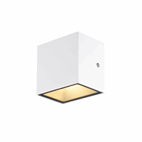 Slv 1002033 Sitra Cube Wandlamp Wit 1Xled afbeelding 2