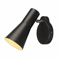 Slv 148540 Phelia Wandlamp Zwart 1Xgu10