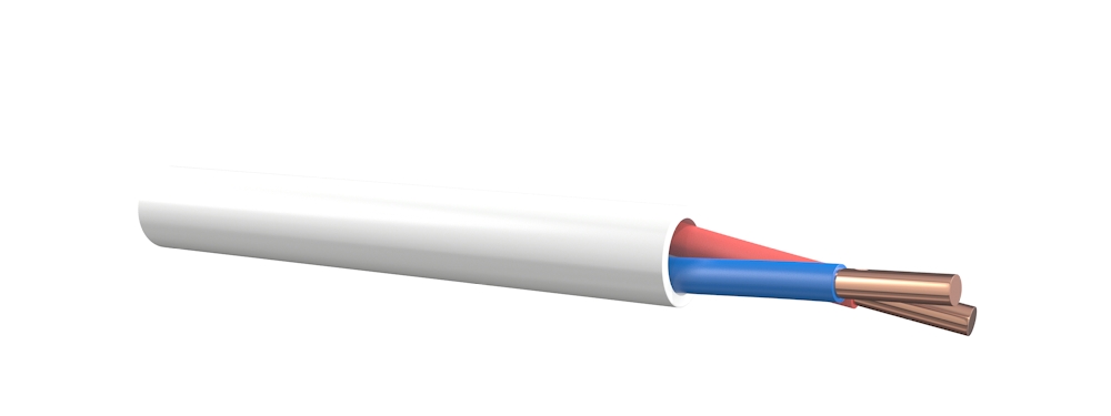 Dynamic Yr Dca 2X0.6 Wit Sign Kab Pvc Wit Dca S2 R100 afbeelding 2