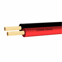 Donne Lvs Eca 2X1.5 R100 Luidsprekersnoer Ro/Zw afbeelding 2