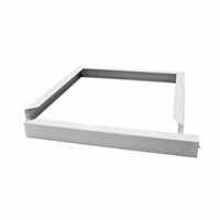 Opbouwrand LED paneel 60x60 wit in elkaar te klikken