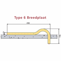 Pipelife PVC aansluitbocht 19mm type 6