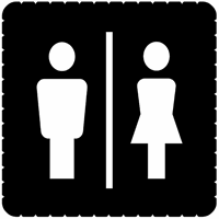 ABB Busch- 2145/41-19 Icelight Pictogram Wc Dames/ afbeelding 2