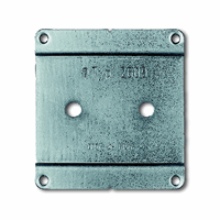ABB Busch- 2609 Ws Montpl 1V tbv Ocean/Ws/Wd afbeelding 2