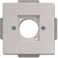 ABB Busch- 2553-83 CPL Neutrik F-Aluzilver afbeelding 2