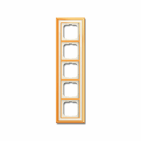 ABB Busch- 1725-838 afdekraam 5V Dynasty Messing I afbeelding 2