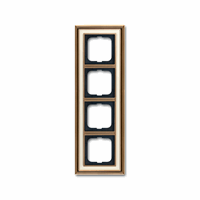 ABB Busch- 1724-848 afdekraam 4V Dynasty Antiek Iv afbeelding 2