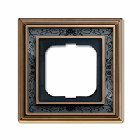 ABB Busch- 1721-843 afdekraam 1V Dynasty Antiek De afbeelding 2