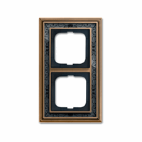 ABB Busch- 1722-843 afdekraam 2V Dynasty Antiek De afbeelding 2