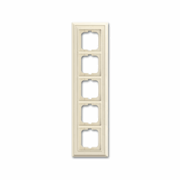 ABB Busch- 1725-832 afdekraam 5V Dynasty Ivoor afbeelding 2