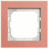 ABB Busch- 1721-227 afdekraam 1V Ax-Glas Koraal afbeelding 2