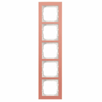 ABB Busch- 1725-227 afdekraam 5V Ax-Glas Koraal afbeelding 2