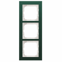 ABB Busch- 1723-226 afdekraam 3V Ax-Glas Avocado afbeelding 2
