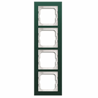 ABB Busch- 1724-226 afdekraam 4V Ax-Glas Avocado afbeelding 2