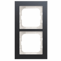 ABB Busch- 1722-229 afdekraam 2V Ax-Glas Oester afbeelding 2