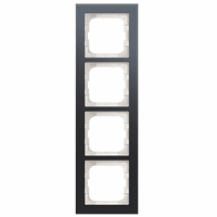 ABB Busch- 1724-229 afdekraam 4V Ax-Glas Oester afbeelding 2