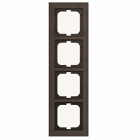 ABB Busch- 1724-243 afdekraam 4V Ax-Papier Bruin afbeelding 2