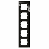 ABB Busch- 1725-245 afdekraam 5V Ax-Glas Zwart afbeelding 2