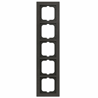 ABB Busch- 1725-290 afdekraam 5V Ax-Leigrijs afbeelding 2