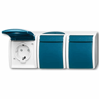 ABB Busch- 2300/3 Ebw-53 WCD RA 3-Voudig Hor kv Kd afbeelding 2