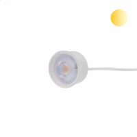 LED spot 5W 550 lumen 38° 2000K 2700K dimbaar vervangt GU10 lamp slechts 26mm hoog wit DIM to WARM