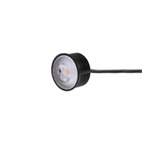 LED spot 5W 400 lumen 38° 2700K dimbaar vervangt een GU10 lamp slechts 26mm hoog zwart