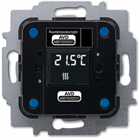 ABB Busch- 6224/2.1-Wl Therm/Akt Fah Wl Inb Sokkel afbeelding 2