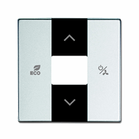 ABB Busch- 6235-83 Fah CPL Thermostaat F-Aluzilve afbeelding 2