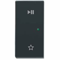 ABB Busch- 6237-21-81 Fah Afdekking Audio Volume + afbeelding 2