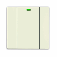 ABB Busch- 6731-82-500 Waveline Sensor 1V S-Ivoor afbeelding 2