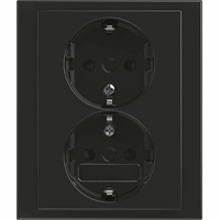ABB Busch- 202 Eujb-81 WCD RA Dubbel kv Inb R-Antr afbeelding 2