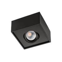 SG Cube Lux Zwart 580lm 2700K Ra 98 Fase afsnijding (902545) afbeelding 2