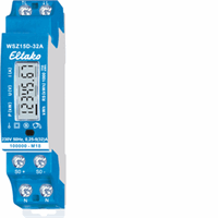 KWh-meter MID 1-fase DIN-rail direct 32A