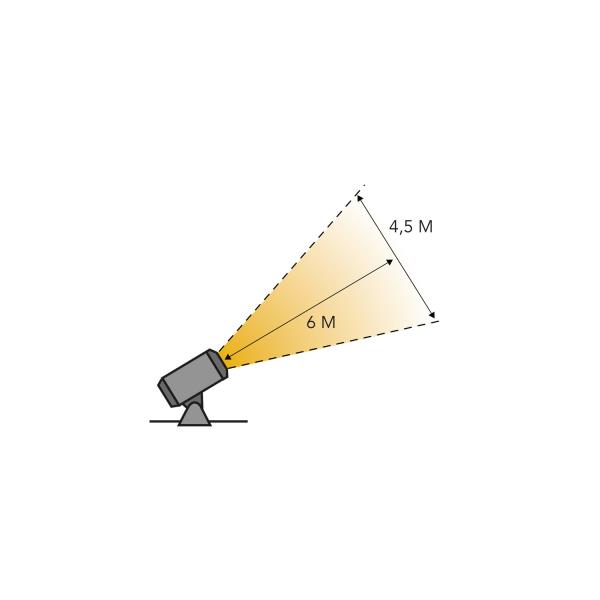 Tuinspot CASTOR 4 12V 3,5W 400lm 3000K IP44 antr