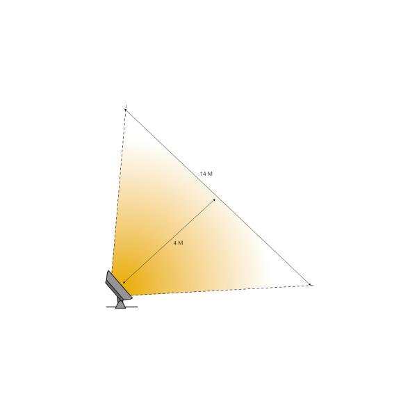 Led-Straler Avior 12V 16W 1500Lm 3000K Ip44 Antr afbeelding 2