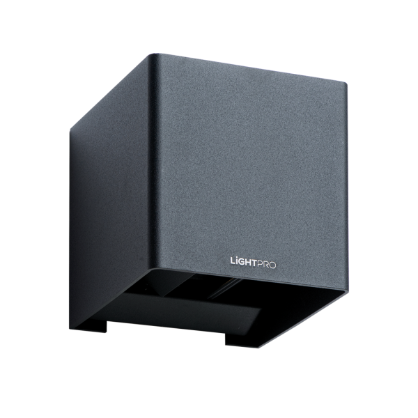 Wandarmatuur IXION 12V 9W 534lm 3000K IP44 antr afbeelding 1