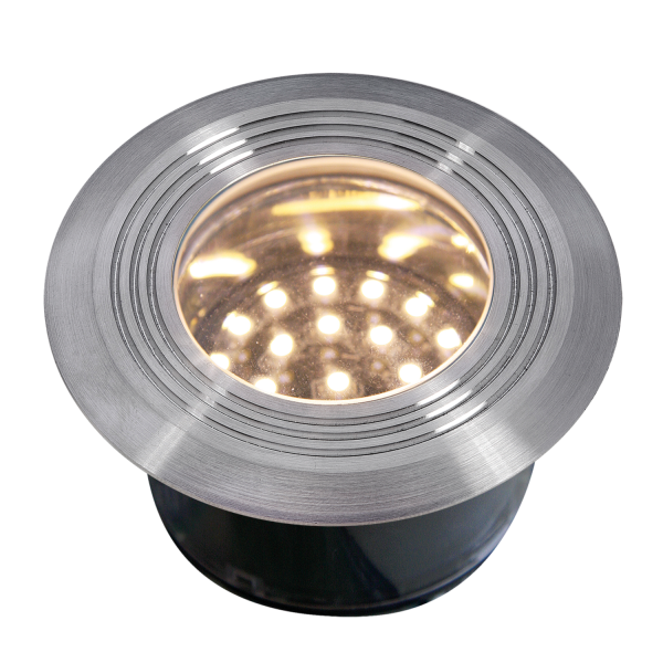 Decklight Onyx 60 R1 12V 1W 23Lm 3000K Ip67 Rvs afbeelding 2