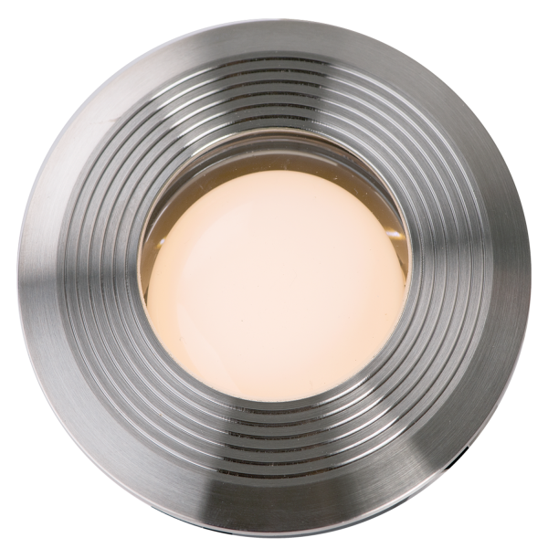 Decklight Onyx 90 R1 12V 1,5W 38Lm 3000K Ip67 Rvs afbeelding 2