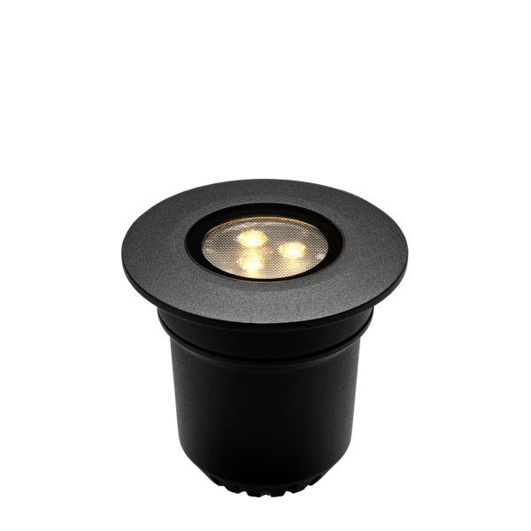 Grondspot NOMIA 12V 3W 313lm 3000K IP67 zwart