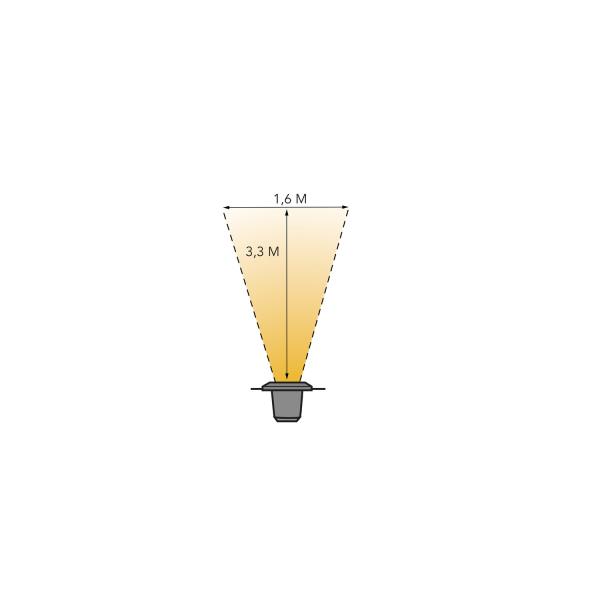 Grondspot NOMIA 12V 3W 313lm 3000K IP67 zwart