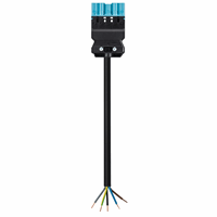 Gst18I5 Aansluitsnoer Male 1,5mm² 1 Meter Pvc Eca afbeelding 2