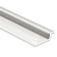 PL8 LED profile 200cm, flat / wing, LED strips max afbeelding 2