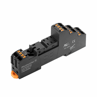 Relay Socket, Ip20, 2 Co Contact , 8 A, Push In afbeelding 2