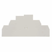 End plate (terminals), 116 mm x 1.5 mm, dark beige afbeelding 2